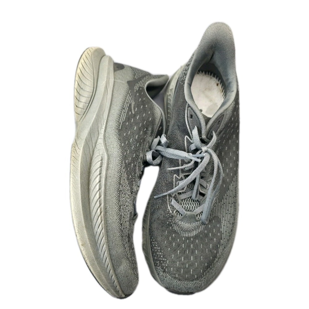 One One Mach 6 LA Gray Mesh Running Shoes Men's Size 12 D - No Insoles - Picture 5 of 16